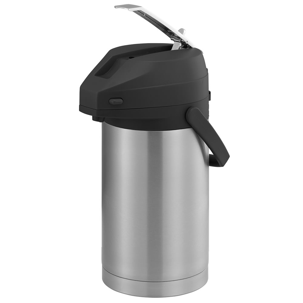 482-CTAL30BL 3 Liter Lever Action Airpot w/ Stainless Liner - Vacuum Insulated, Stainless Steel
