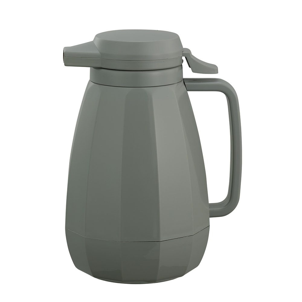 482-NG501GR 20 oz Coffee Server w/ Push Button Lid - Plastic, Gray