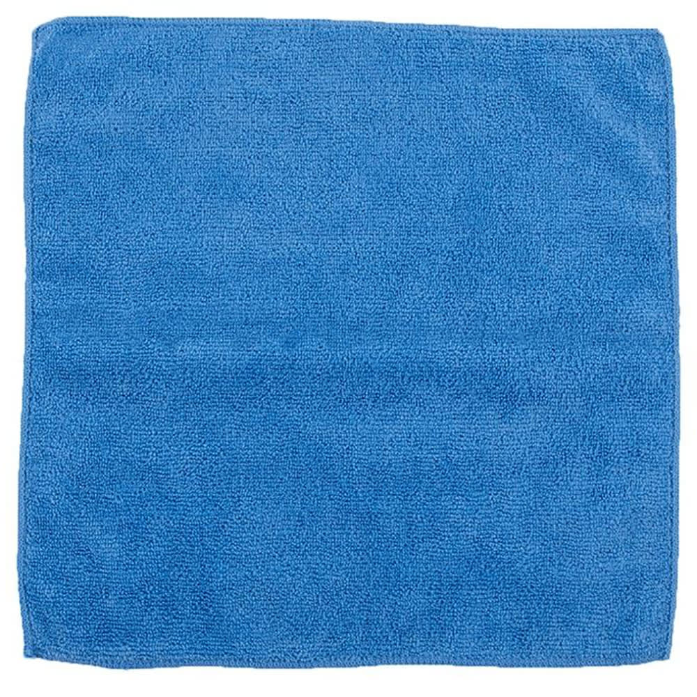 867-MFMP12BL 12" x 12" Blue Microfiber Cloth