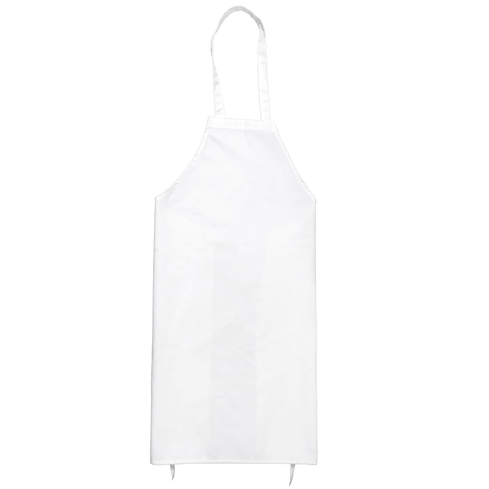 176-340W Bib Apron, White