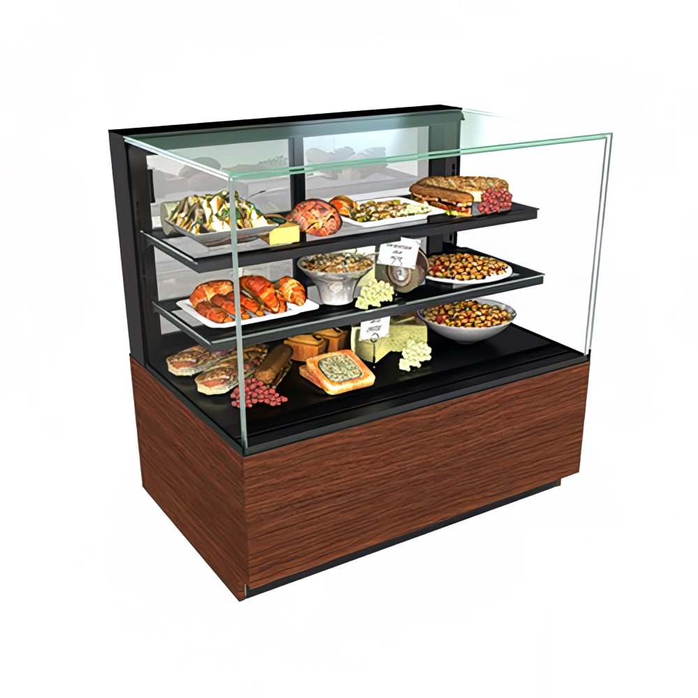 Structural Concepts NR6047RSV 59 3/4" Full Service Refrigerated Bakery Case w/ Straight Glass - (3) Levels, 110-120v