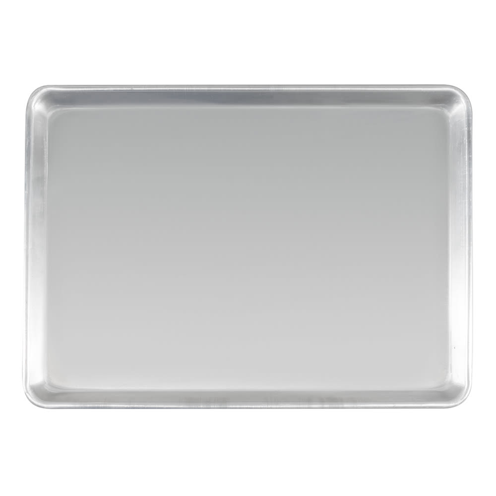 Advance Tabco 18-8A-26 Full Size 18 Gauge 18 x 26 Wire in Rim Aluminum Sheet  Pan