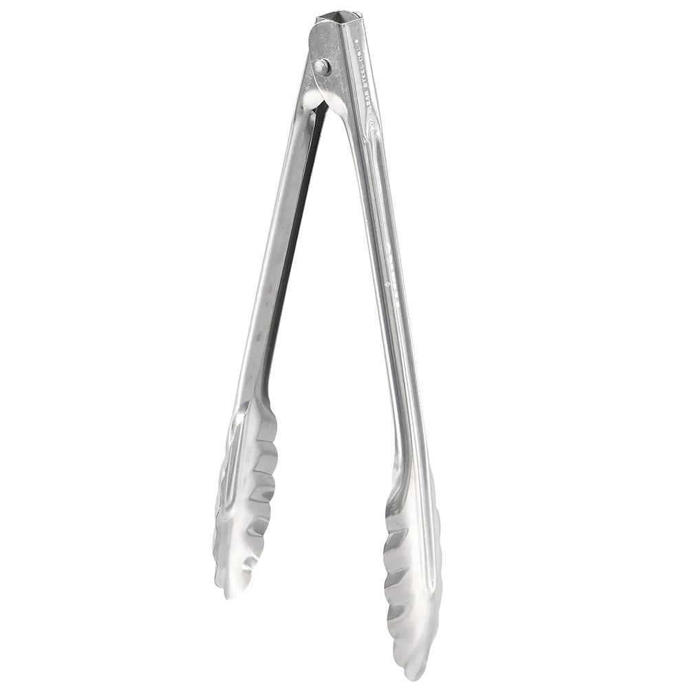 080-UT9LT 9"L Stainless Utility Tongs