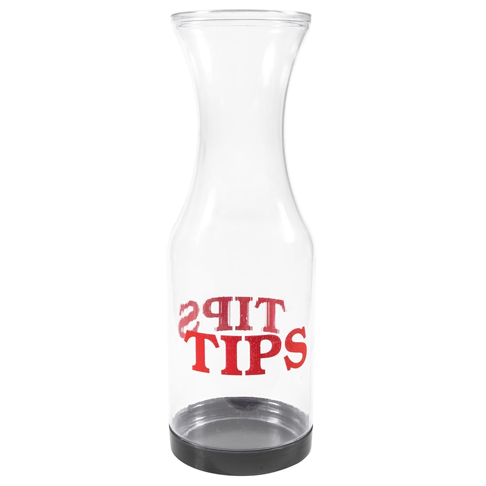 229-812 TIPS Carafe w/ Twist Off Bottom, SAN Plastic