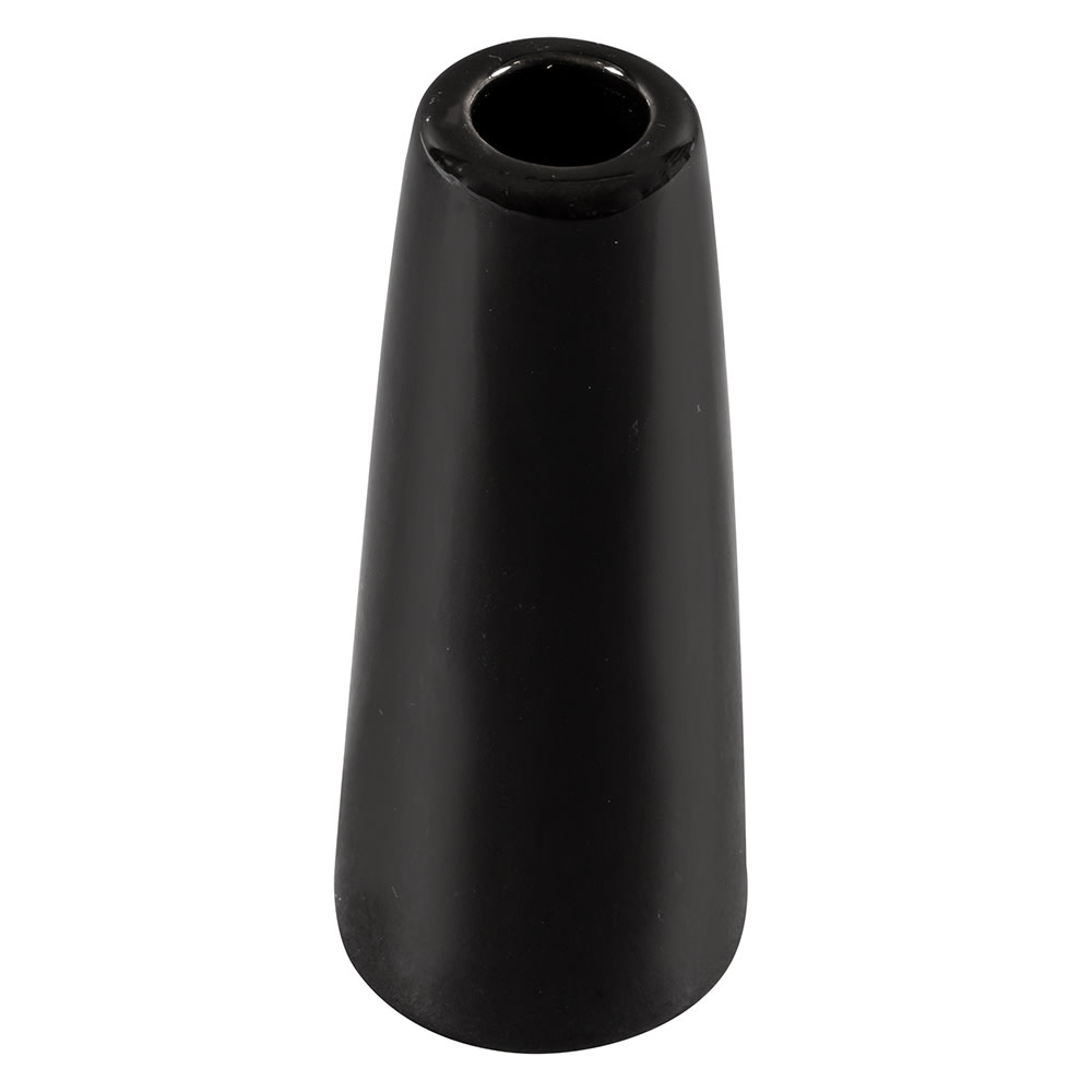 166-BVTB7 4" Bud Vase Tower, Black/Ceramic