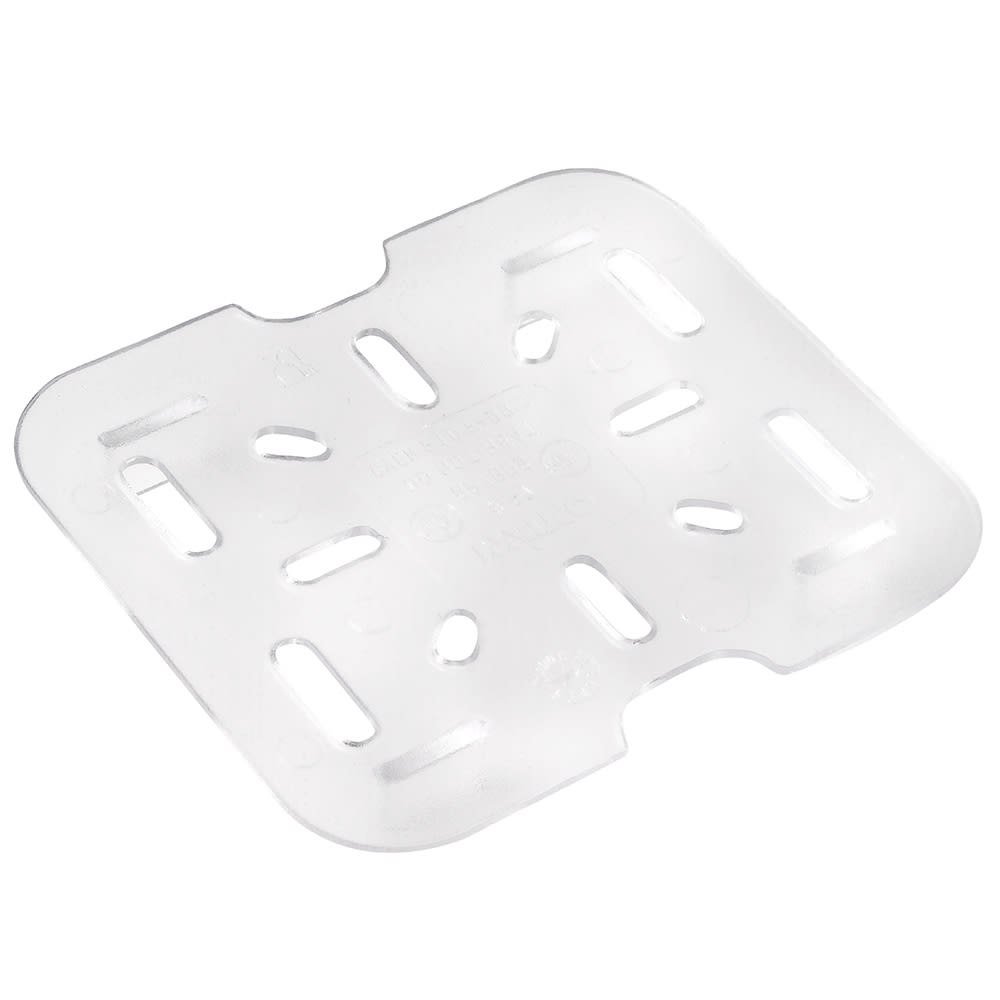 080-SP76DS 1/6 Size Poly-Ware Food Pan Drain Shelf