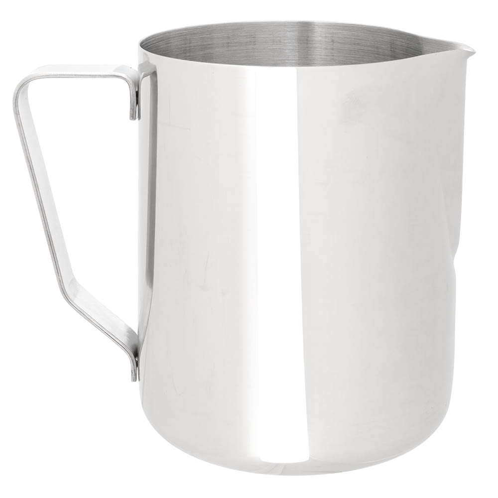 Choice 33 oz. Polished Stainless Steel Frothing Pitcher