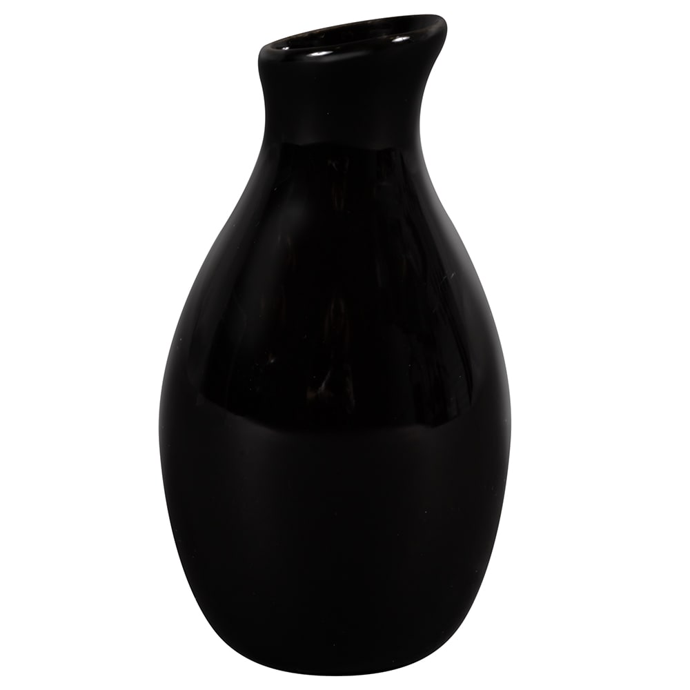 166-BVJGB5 Bud Vase Jug, Black/Ceramic