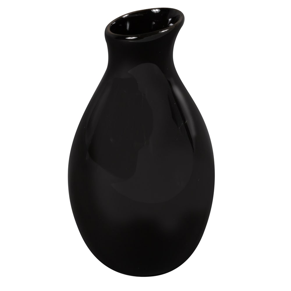 American Metalcraft BVJGB5 Bud Vase Jug, Black/Ceramic