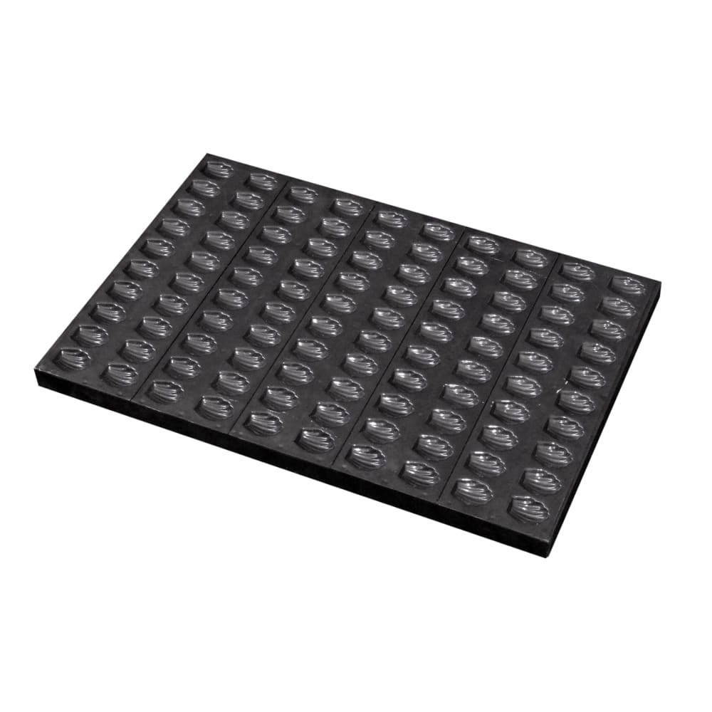 Louis Tellier 299109 Madeleine Baking Tray w/ 80 Sections - Carbon Steel