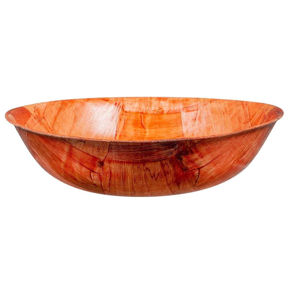 080-WWB8 8" Round Salad Bowl, Woven Wood