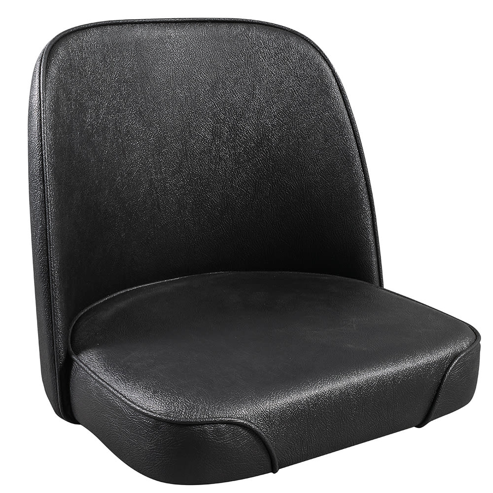 203-ROY7714SB Replacement Bucket Bar Stool Seat, Black Vinyl
