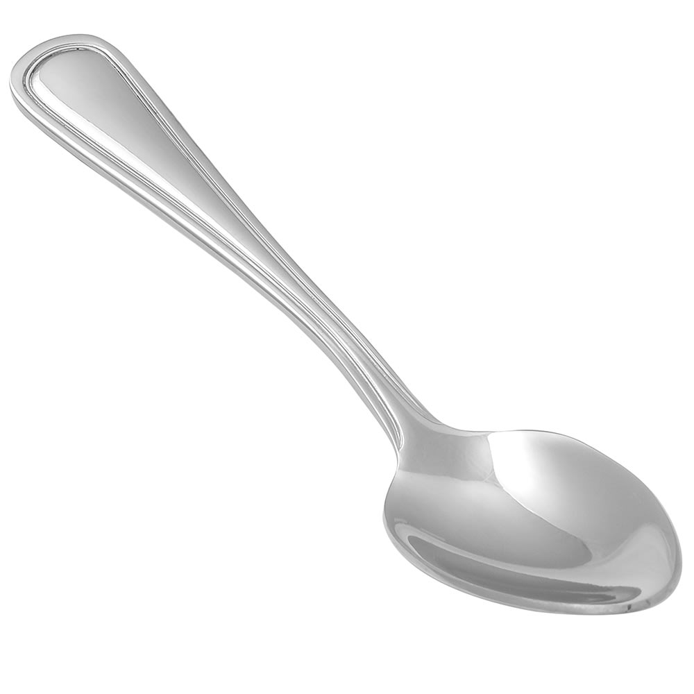 Winco 0005-01 12-Piece Dots Teaspoon Set, 18-0 Stainless Steel