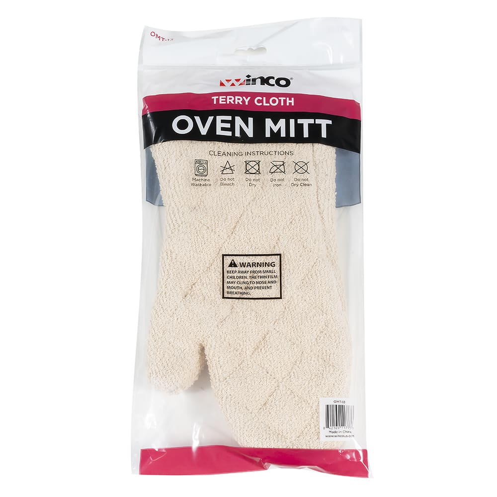 Oven Mitt 13 IN Terry Cloth 1/Each