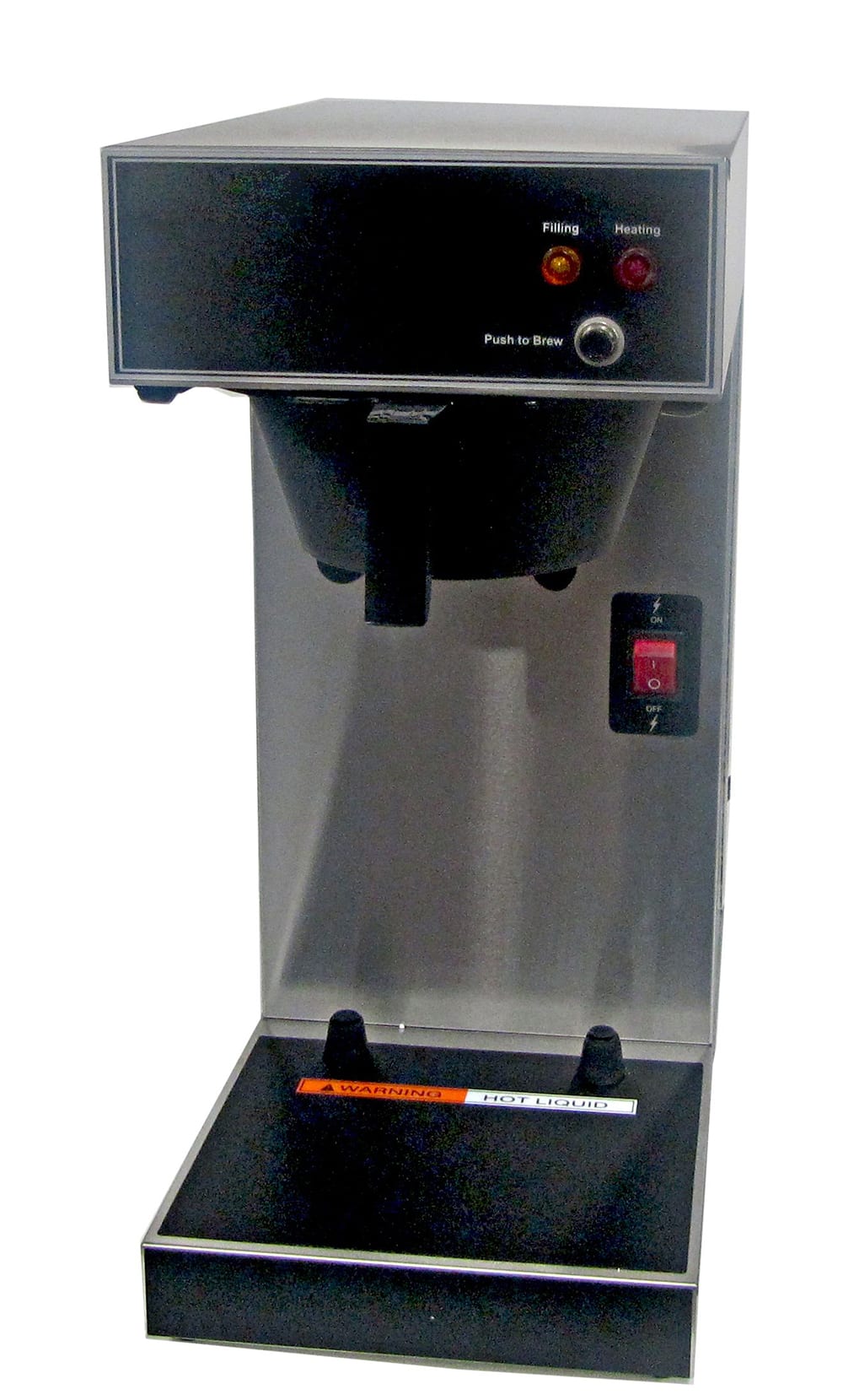 Adcraft UB-286 Medium Volume Thermal Coffee Maker - Automatic, 3 4/5 gal/hr, 120v