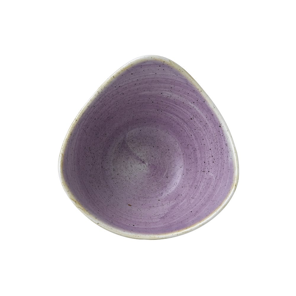 893-SLASTRB61 9 oz Triangular Stonecast® Bowl - Ceramic, Lavender