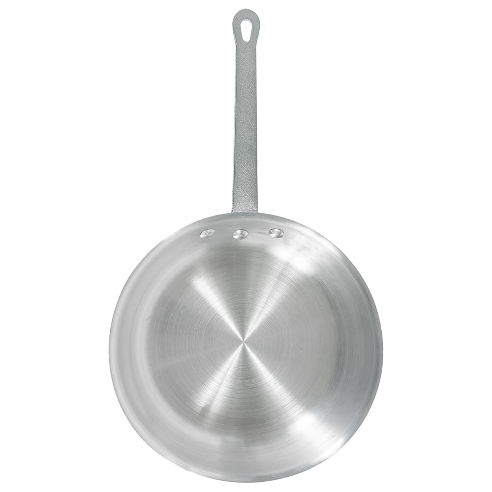 080-AFP10A 10" Aluminum Frying Pan w/ Solid Metal Handle