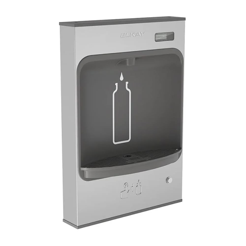 189-EMASMB Wall Mount Bottle Filling Station w/ Button Activation - Battery Powered, Non Refriger...