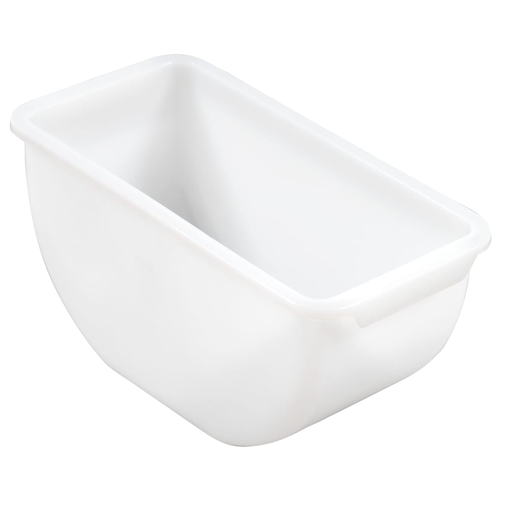 080-CDP1P 1/2 qt Bar Garnish Tray Insert - White