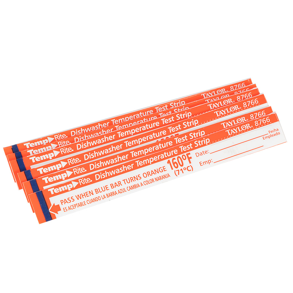 383-8766 Dishwasher Temperature Test Strips, 160 F Degrees