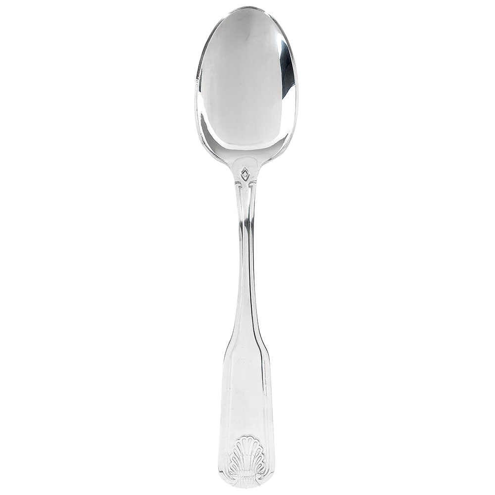 Winco 0006-03 7 3/8" Dinner Spoon with 18/0 Stainless Grade, Toulouse Pattern