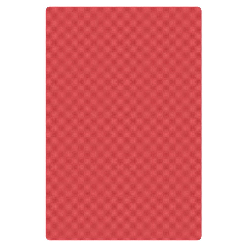 438-PLCB241805RD Plastic Cutting Board - 18" x 24", Red