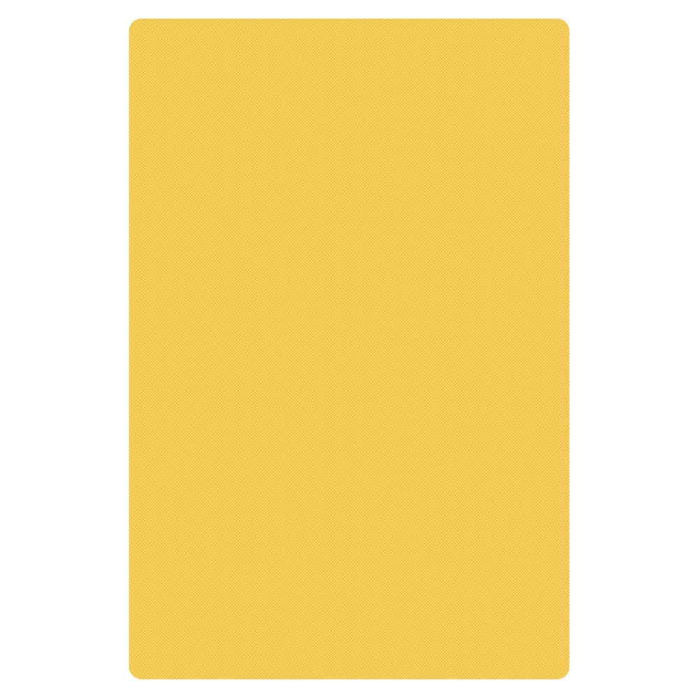 438-PLCB241805YW Plastic Cutting Board - 18" x 24", Yellow