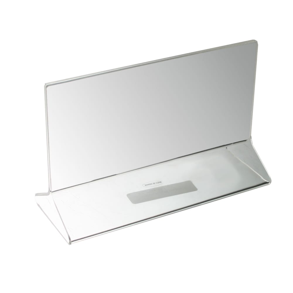 438-PLMH001 Table Card Holder - 5 1/2" x 3 1/2", Acrylic, Clear