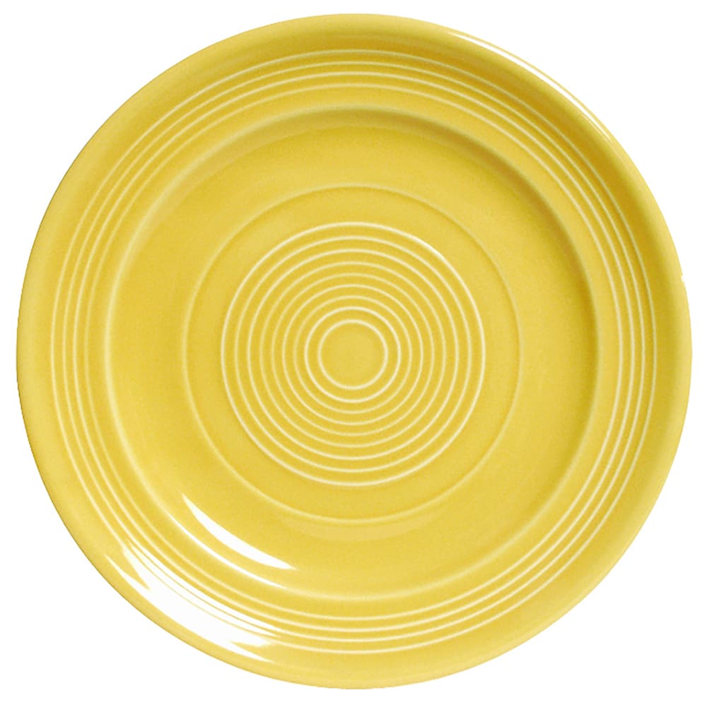 424-CSA074 7 1/2" Round Concentrix®© Plate - Ceramic, Saffron