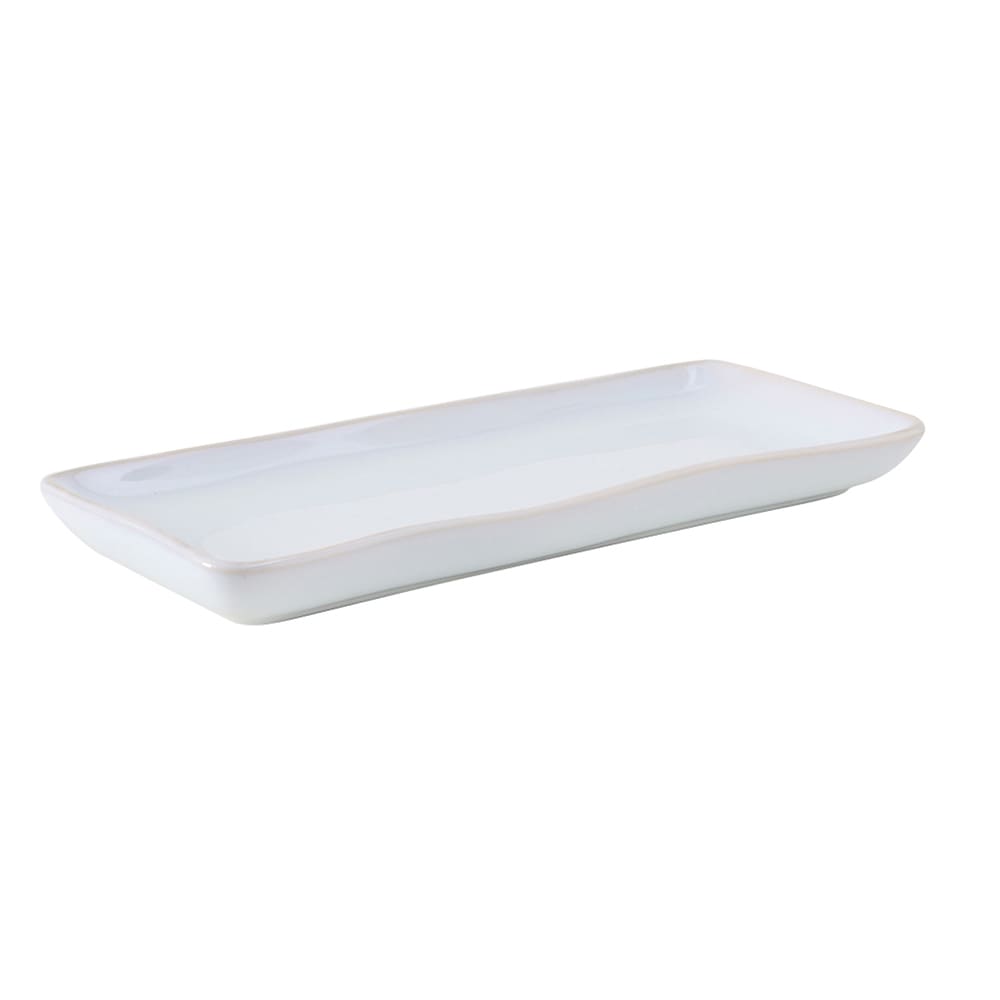 424-GAA550 11 5/8" x 5 1/8" Rectangular Artisan Tray - Ceramic, Agave