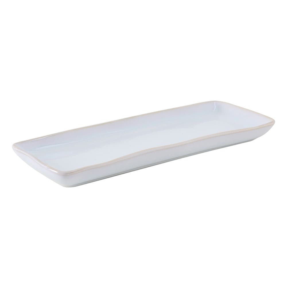 424-GAA551 13 3/4" x 5" Rectangular Artisan Tray - Ceramic, Agave