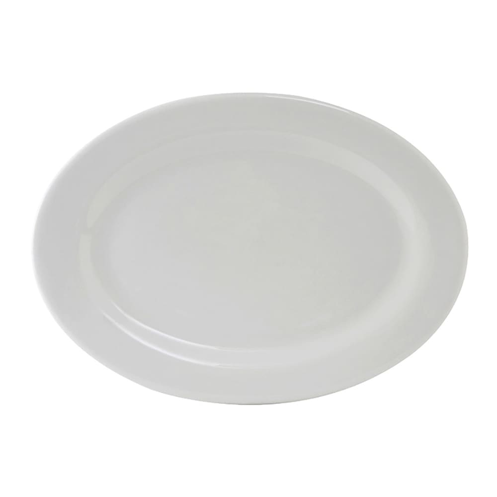 424-ALH082 8 1/4" x 5 3/4" Oval Alaska Platter - China, Porcelain White
