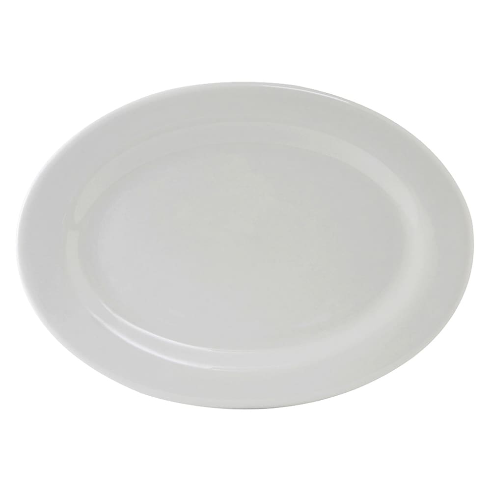 424-ALH180 18" x 13" Oval Alaska Platter - China, Porcelain White