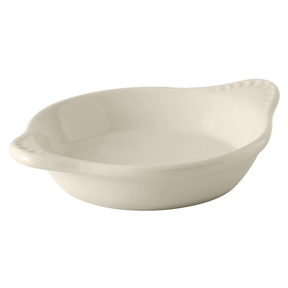 424-BEN0902 9 oz. DuraTux®© Shirred Egg Dish - Ceramic, American White/Eggshell