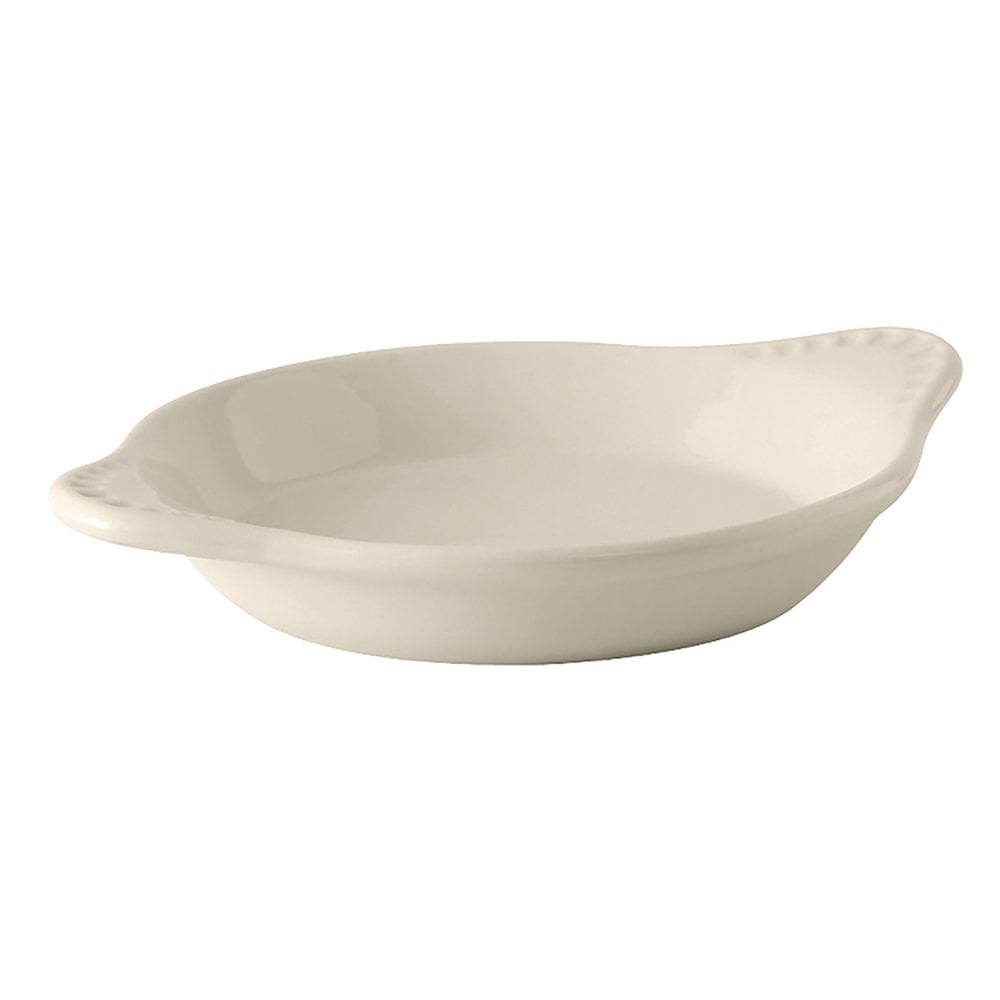 424-BEN1102 11 oz. DuraTux®© Shirred Egg Dish - Ceramic, American White/Eggshell
