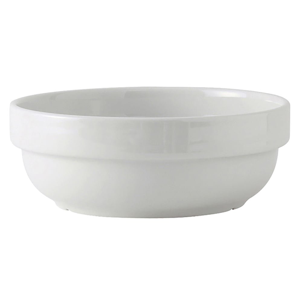 424-BPB290 29 oz Round DuraTux®© Salad Bowl - China, Porcelain White