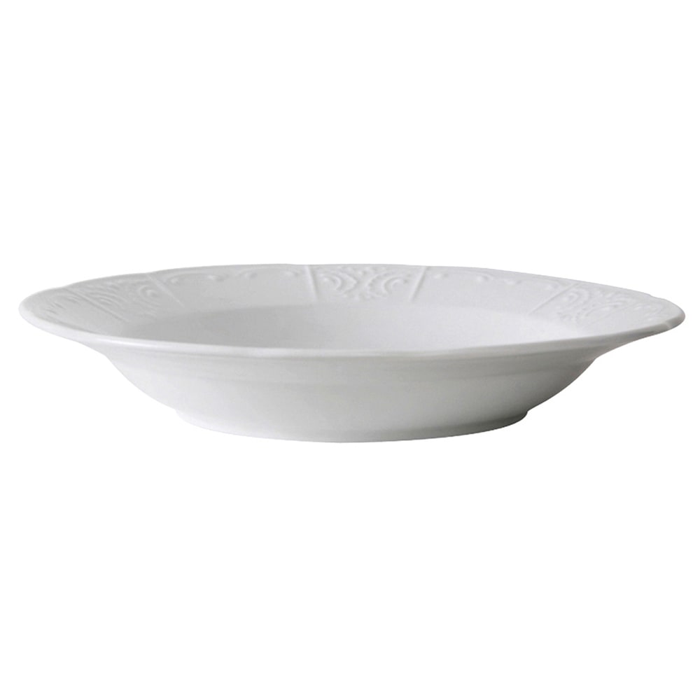 424-CHD116 25 oz Round Chicago Pasta Bowl - China, Porcelain White