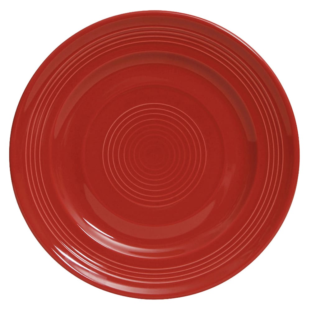 424-CQA120 12" Round Concentrix®© Plate - Ceramic, Cayenne