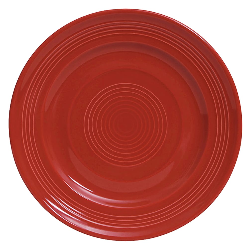 424-CQA074 7 1/2" Round Concentrix®© Plate - Ceramic, Cayenne