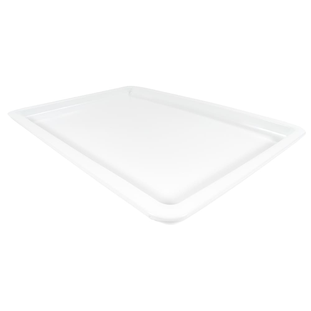 080-PL36NC 25 5/8" x 18" Dough Box Cover - Polypropylene, White