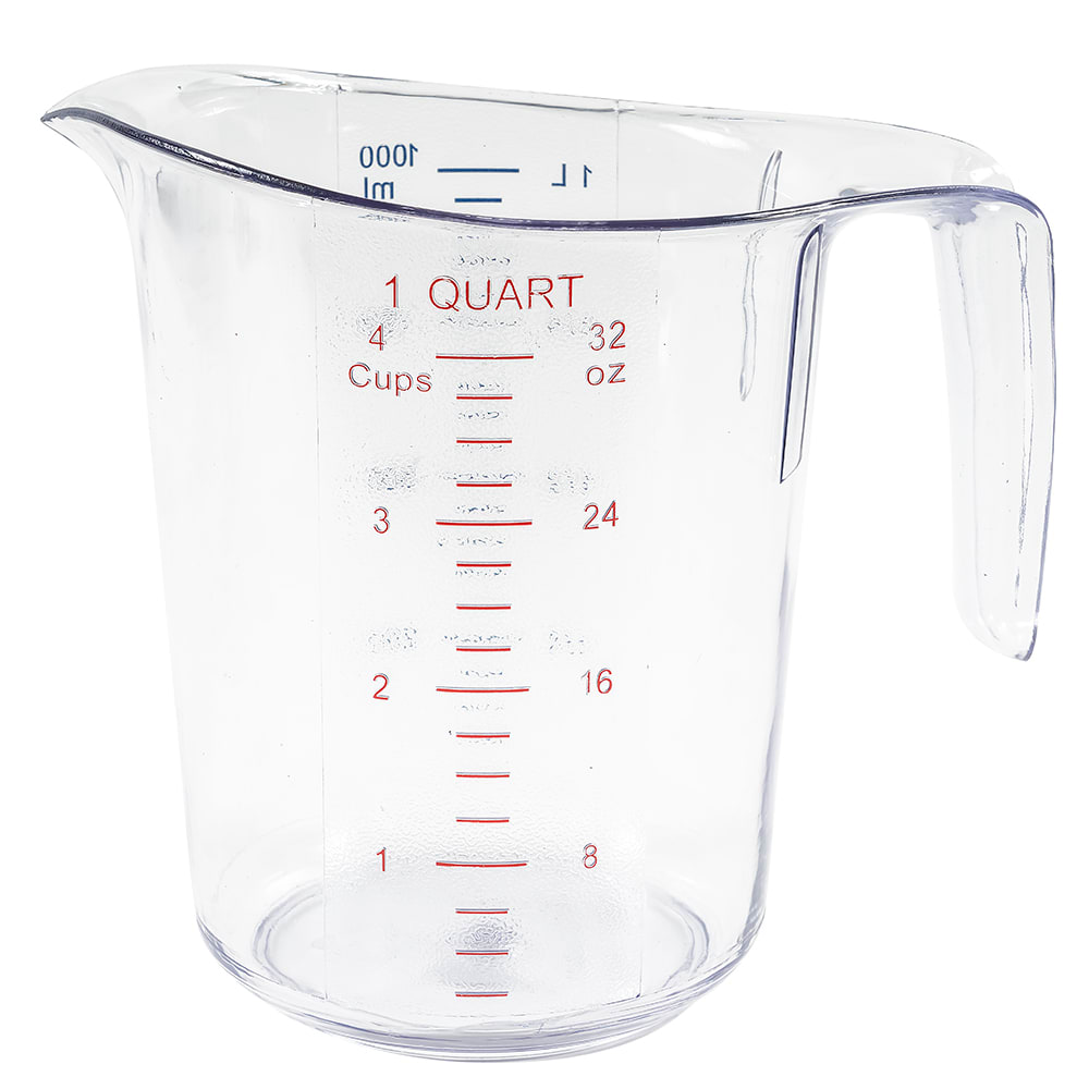 Liquid Measuring Cup, 1 Pint, Clear, PK12