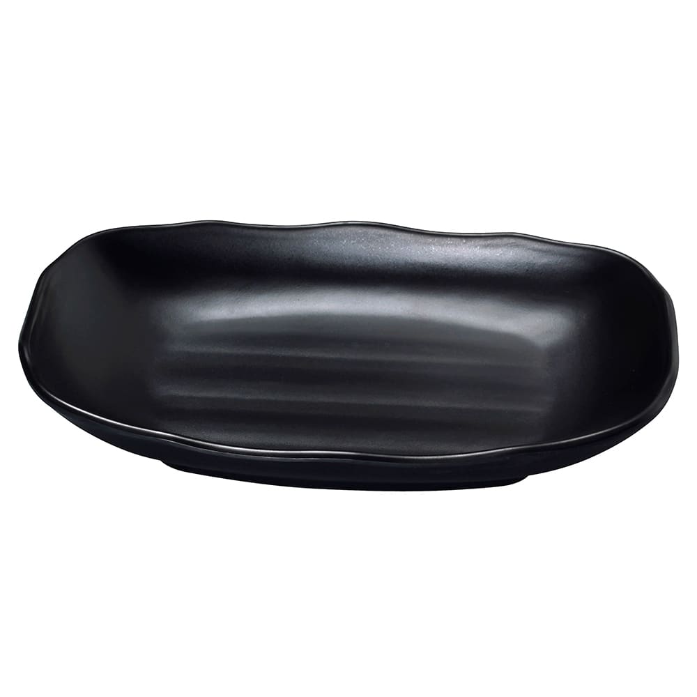 614-BP2208 12 oz Rectangular Melamine Bowl, Black