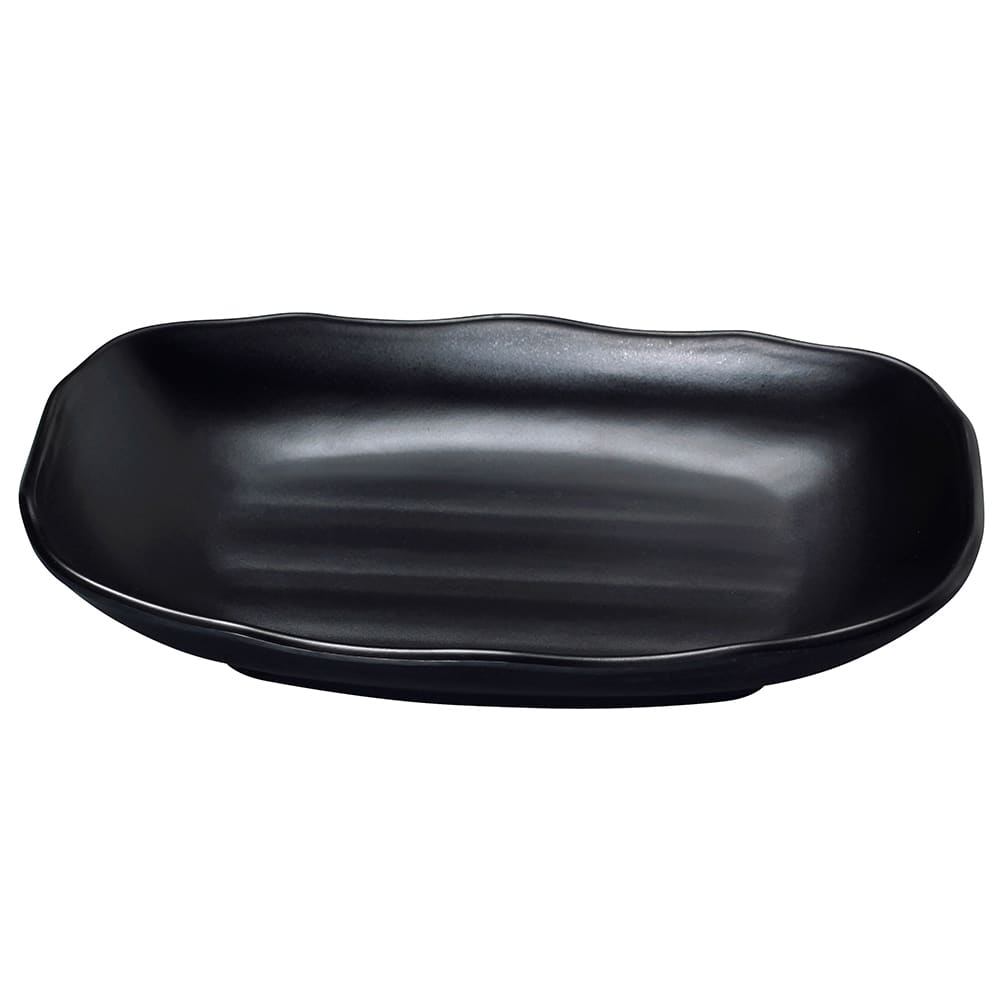 614-BP2207 6 oz Rectangular Melamine Bowl, Black