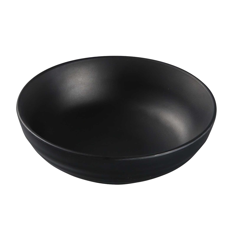 614-BP3005 8 oz Round Melamine Salad Bowl, Black