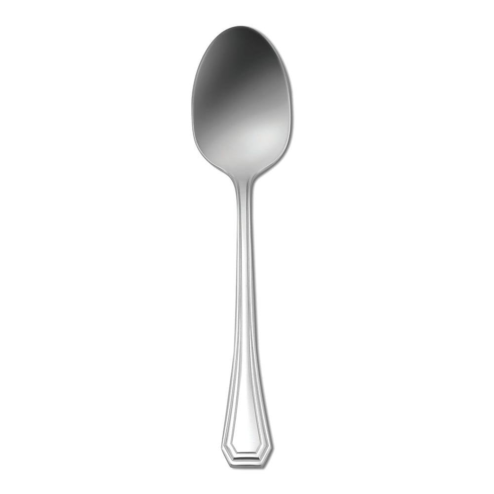 Oneida T246SDEF 7 1/4" Dessert Spoon with 18/10 Stainless Grade, Lido Pattern