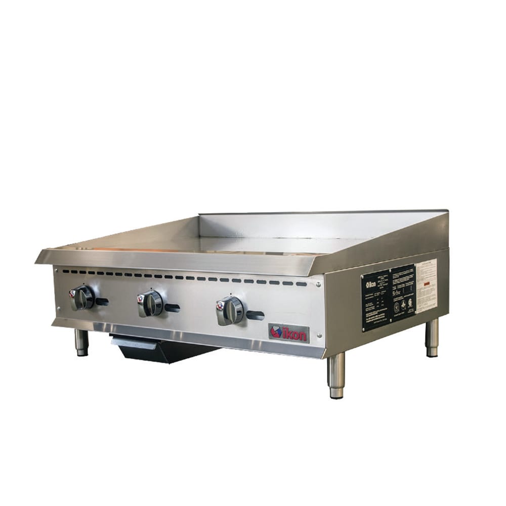 IKON ITG-36 36" Gas Griddle w/ Thermostatic Controls - 1" Steel Plate, Convertible