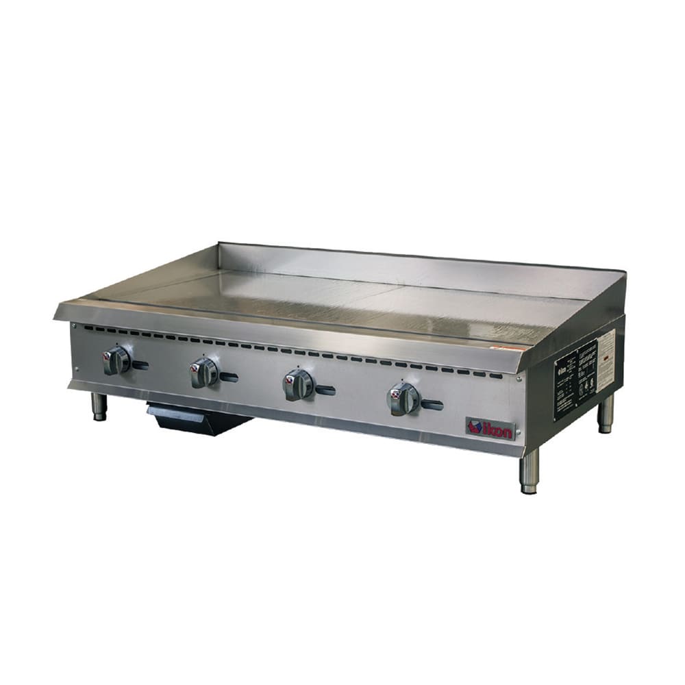 IKON IMG-48 48" Gas Griddle w/ Manual Controls - 3/4" Steel Plate, Liquid Propane