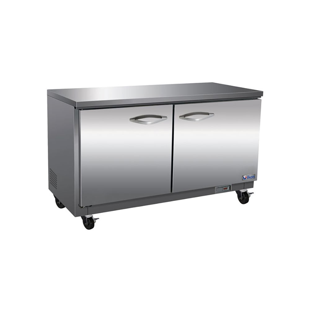 IKON IUC61R 61 1/5" W Undercounter Refrigerator w/ (2) Sections & (2) Doors, 115v