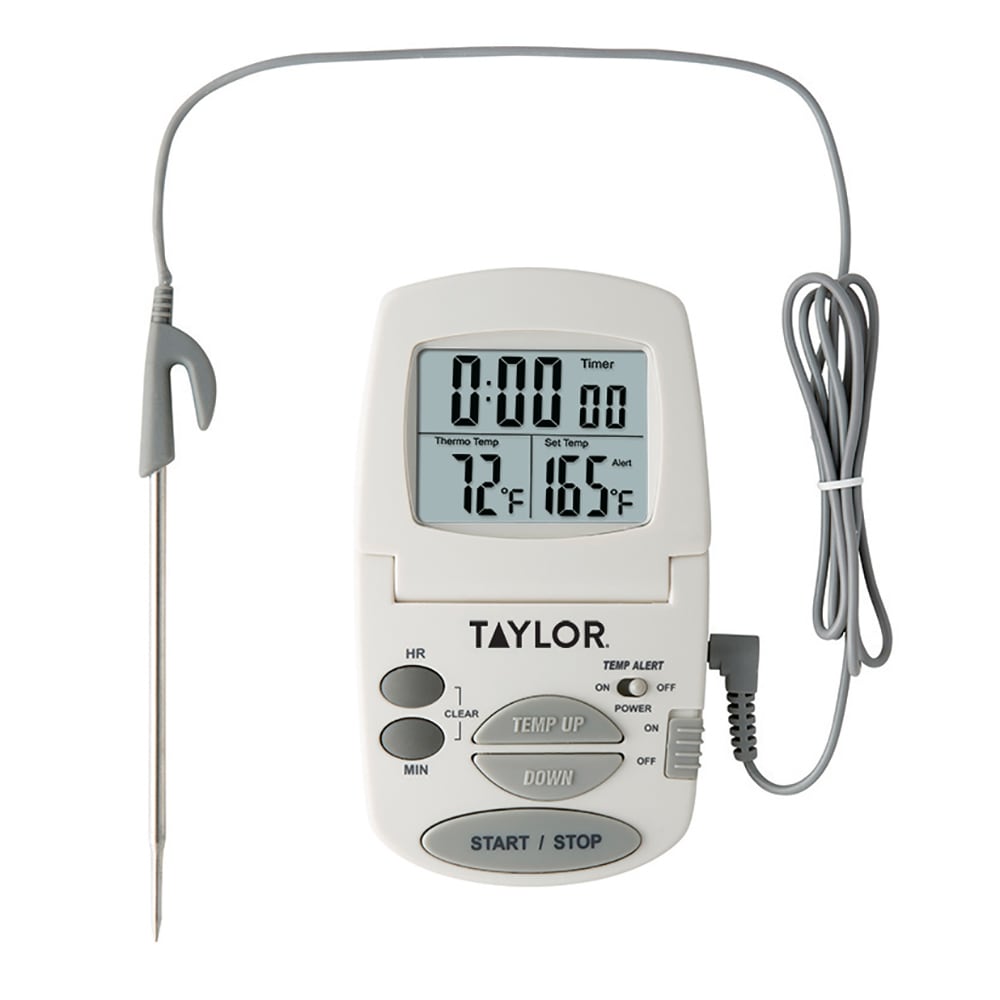 Taylor 1470FS Digital Cooking Thermometer w/ On & Off Switch, 32 to 392°F
