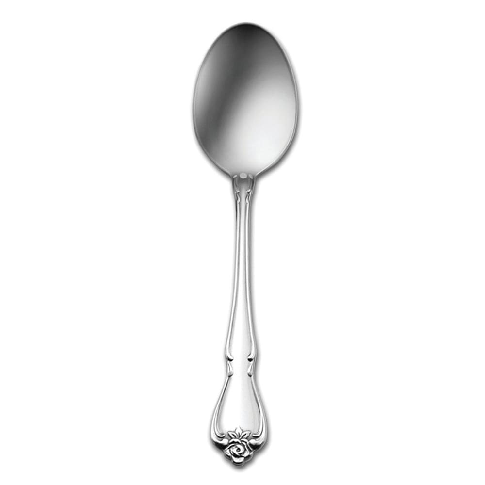 324-2552SPLF 6 7/8" Dessert Spoon with 18/10 Stainless Grade, Arbor Rose Pattern